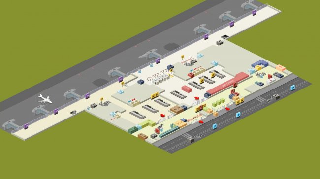 План-схема зоны прилета аэропорта Сабиха