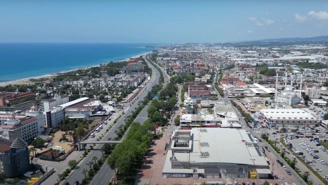 Поселок Конаклы с дрона