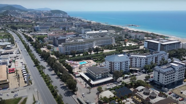 Поселок Конаклы с дрона