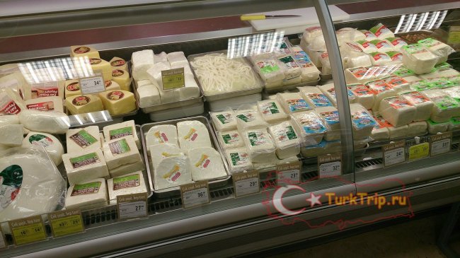 Сыр в супермаркете Мигрос