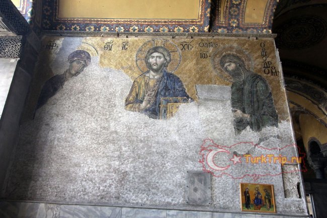 Мозаичные фрески в Соборе Святой Софии