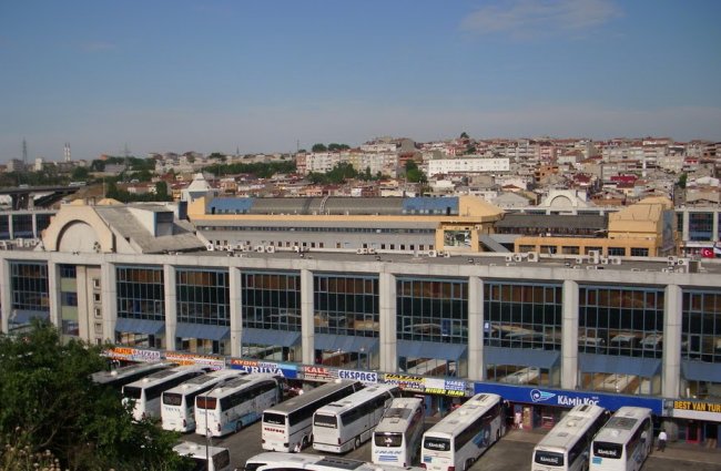 Автовокзал Байрампаша в Стамбуле 