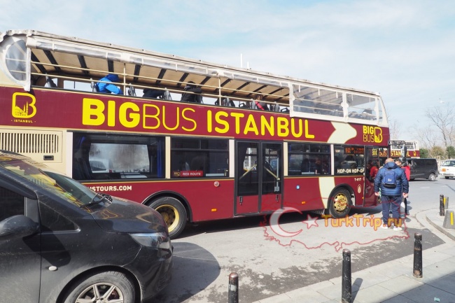 Экскурсионный автобус в Стамбуле